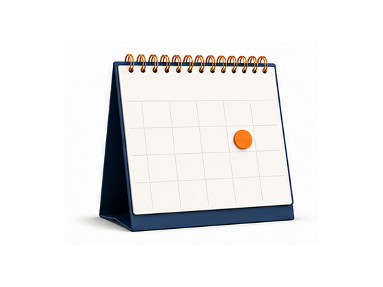 Rental term calendar illustration